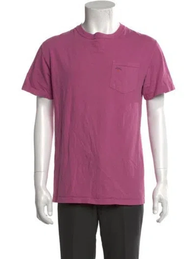 Pre-owned Noah Crew Neck Short Sleeve T-shirt In Purple