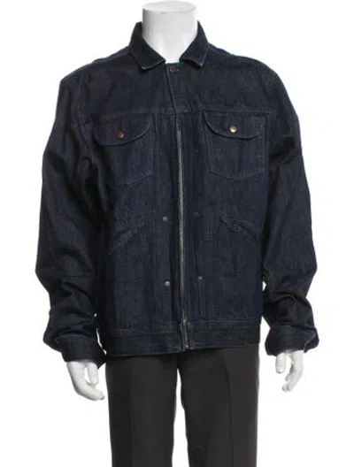 Pre-owned Noah Denim Jacket W/ Tags In Blue