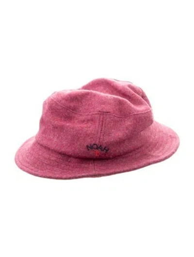 Pre-owned Noah Felt Bucket Hat In Purple