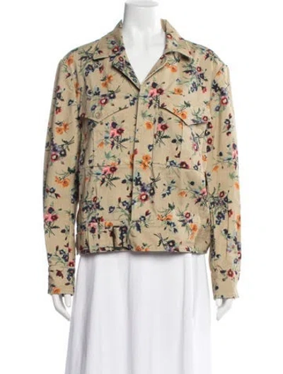 Pre-owned Noah Floral Print Jacket In Multi