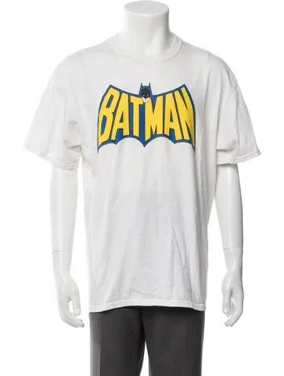 Pre-owned Noah Graphic Print Crew Neck T-shirt In White