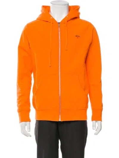 Pre-owned Noah Graphic Print Jacket W/ Tags In Orange