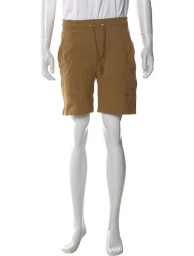 Pre-owned Noah Jogger Shorts In Brown