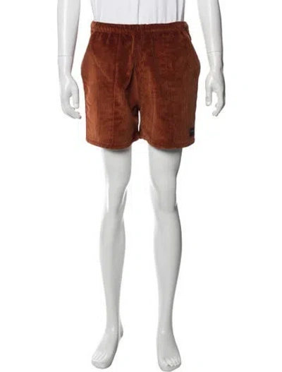 Pre-owned Noah Jogger Shorts In Orange