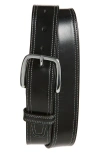 Noah Leather Belt In Black