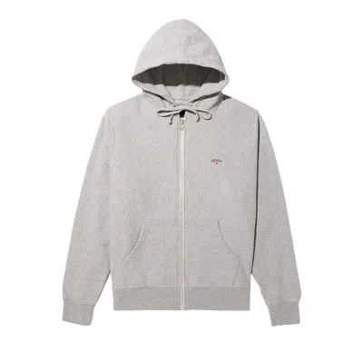 Pre-owned Noah Lightweight Zip-up Hoodie 'heather Grey' | Men's Size S In Gray