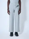 Noah Logo Motif Track Pants In Grey