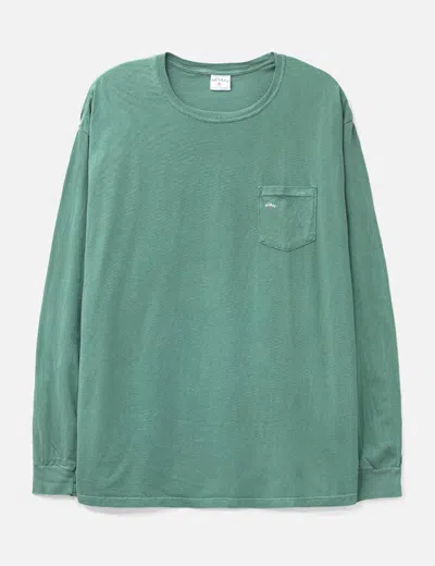 Noah Long Sleeve Pocket T-shirt In Green