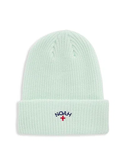 Noah Men's Core Logo Beanie In Green