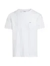 Noah Core Logo-print Cotton-blend Jersey T-shirt In White