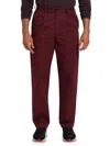 Noah Men's Double-pleat Chino Pants In Wine
