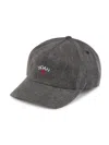 Noah Men's Logo Denim Baseball Cap In Black