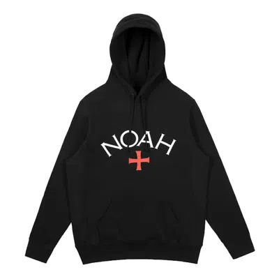 Pre-owned Noah Men's  Core Logo Hoodie (ss19) In Black