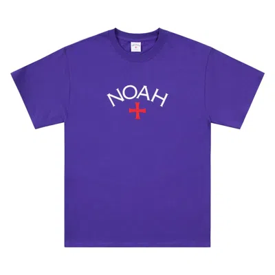 Pre-owned Noah Men's  Core Logo Tee Shirt In Purple