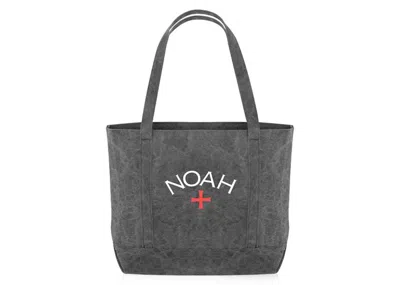 Pre-owned Noah Men's  Recycled Canvas Core Logo Tote Bag In Black
