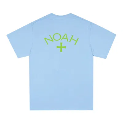 Pre-owned Noah Men's  Summer Core Logo T-shirt In Light Blue