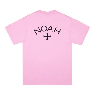 Pre-owned Noah Men's  Summer Core Logo T-shirt In Neon Pink