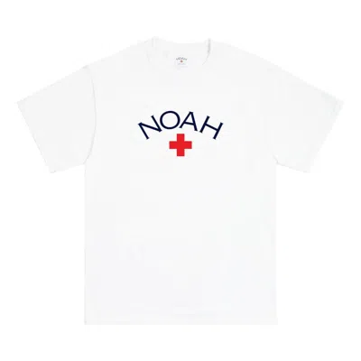 Pre-owned Noah Men's  Thank You Core Logo Tee Shirt In White