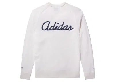 Pre-owned Noah Men's  X Adidas Cotton Sweater In White