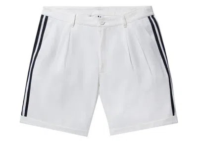Pre-owned Noah Men's  X Adidas Doublepleat Shorts In White