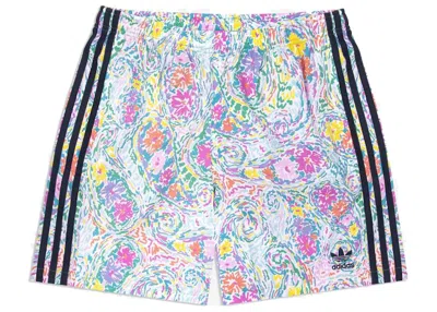 Pre-owned Noah Men's  X Adidas Floral Paisley Sport Short