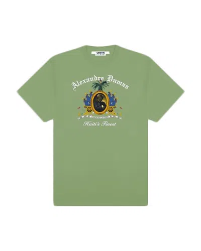 Pre-owned Noah Men's  X Union Dumas Tee Shirt In Sage