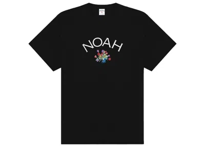 Pre-owned Noah Men's  X Wesselmann Core Logo Tee Shirt In Black