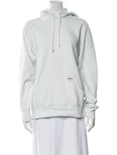 Pre-owned Noah Mock Neck Sweater In White