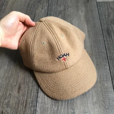 Pre-owned Noah Mohair Wool Hat In Brown