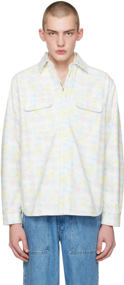 Noah Multicolor Floral Shirt In Pastel Floral