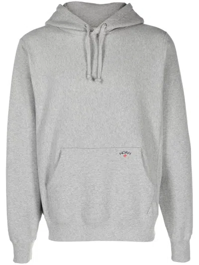 Noah Ny Grey Classic Cotton Hoodie
