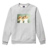 Noah Ny X Roxy Music Crewneck Sweatshirt 'grey' In Gray