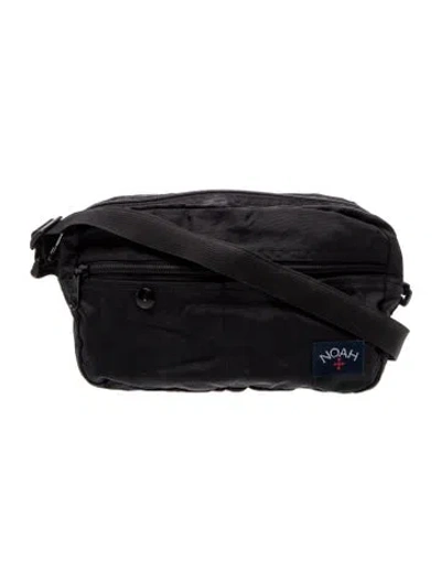 Pre-owned Noah Nylon Crossbody Bag In Black