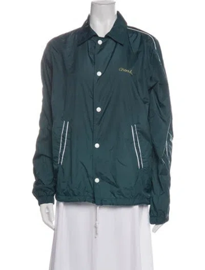 Pre-owned Noah Nylon Jacket In Green
