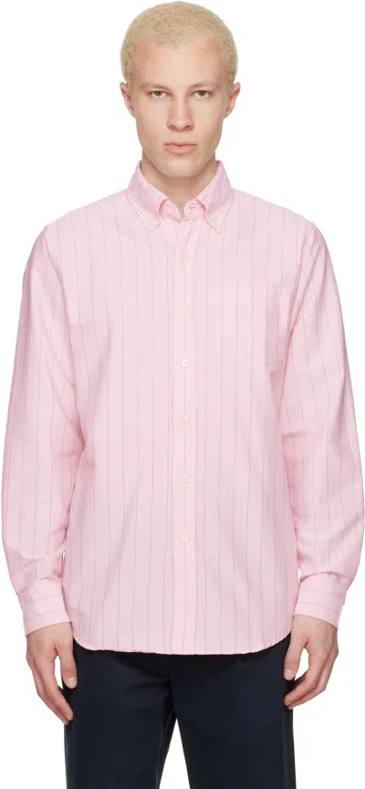 Noah Pink Lightweight Oxford Shirt