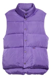 Noah Puffer Vest In Blue