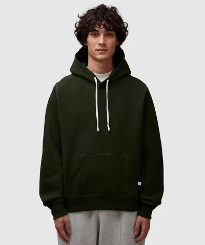 Noah Runner Hoodie In Forest Green