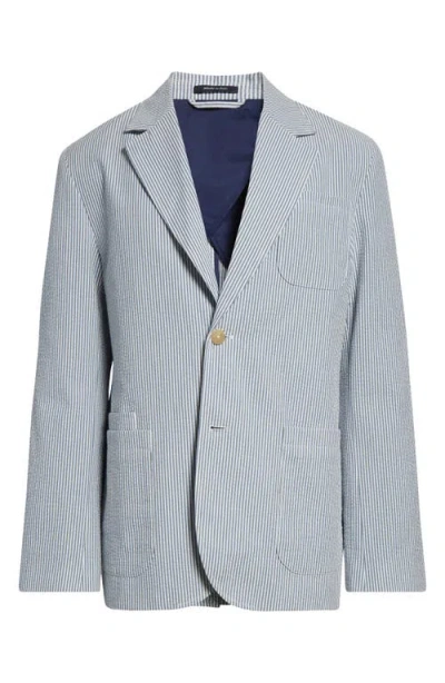Noah Seersucker Sack Sport Coat
