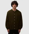 Noah Shetland Cardigan In Pine Shaddow
