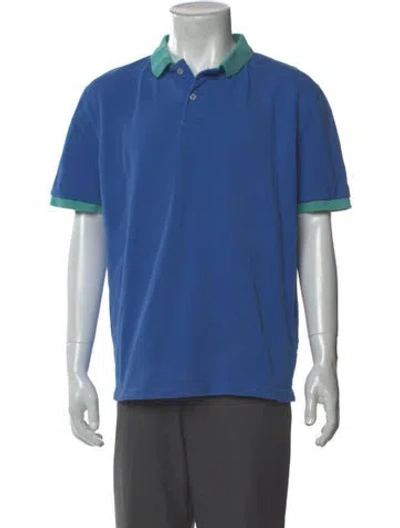 Pre-owned Noah Short Sleeve Shirt In Blue