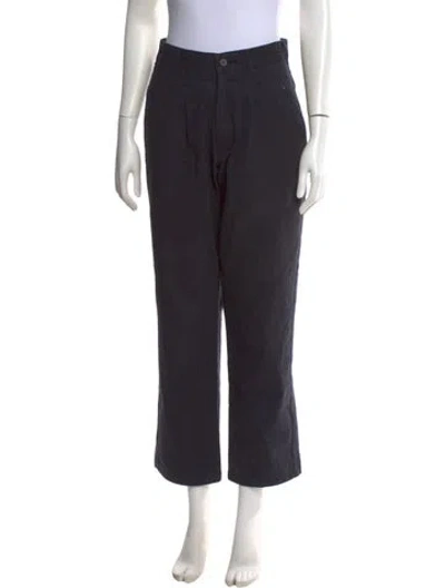 Pre-owned Noah Straight Leg Pants In Black