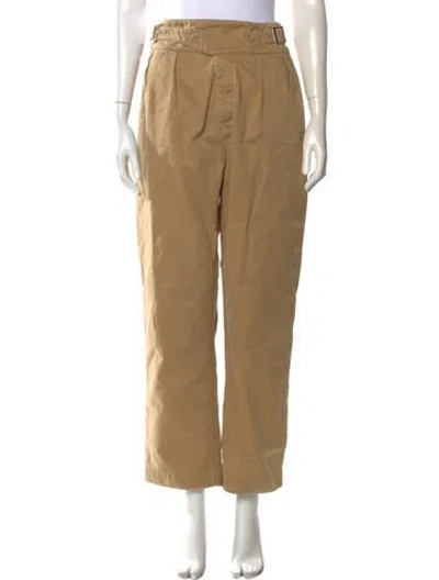 Pre-owned Noah Straight Leg Pants In Neutral