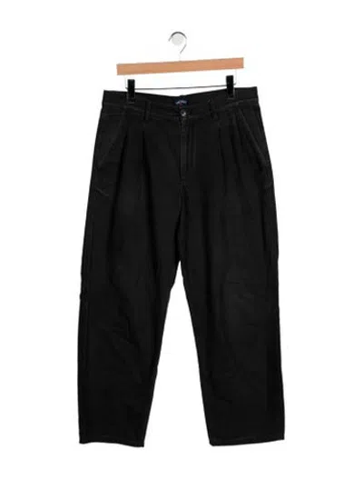 Pre-owned Noah Straight-leg Jeans In Black