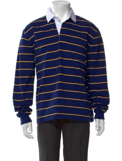 Pre-owned Noah Striped Long Sleeve Shirt In Blue