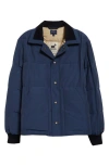 Noah Water Repellent Quilted Puffer Jacket In Navy