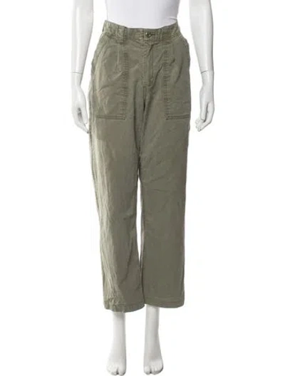 Pre-owned Noah Wide Leg Pants In Green