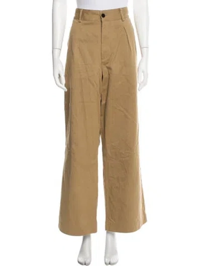Pre-owned Noah Wide Leg Pants In Neutral