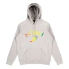Noah Winged Foot Embroidered Hoodie 'grey' In Gray