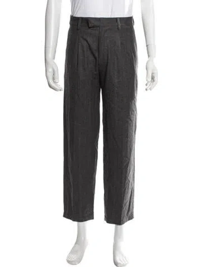 Pre-owned Noah Wool Dress Pants In Grey