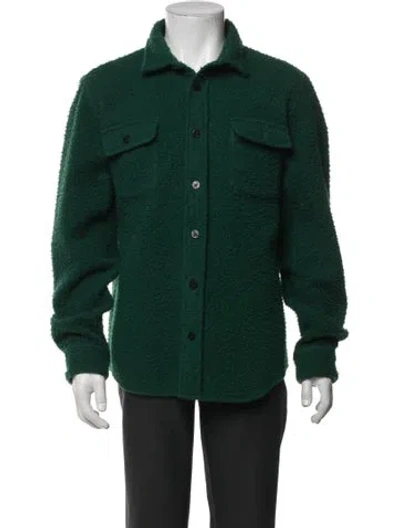 Pre-owned Noah Wool Jacket In Green